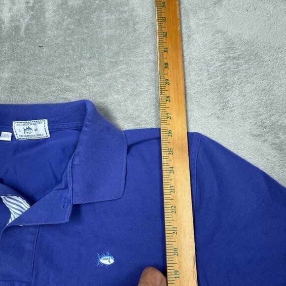 Southern Tide Skipjack Polo Shirt Blue Size L Mens Classic Fit a0206 - Picture 4 of 7